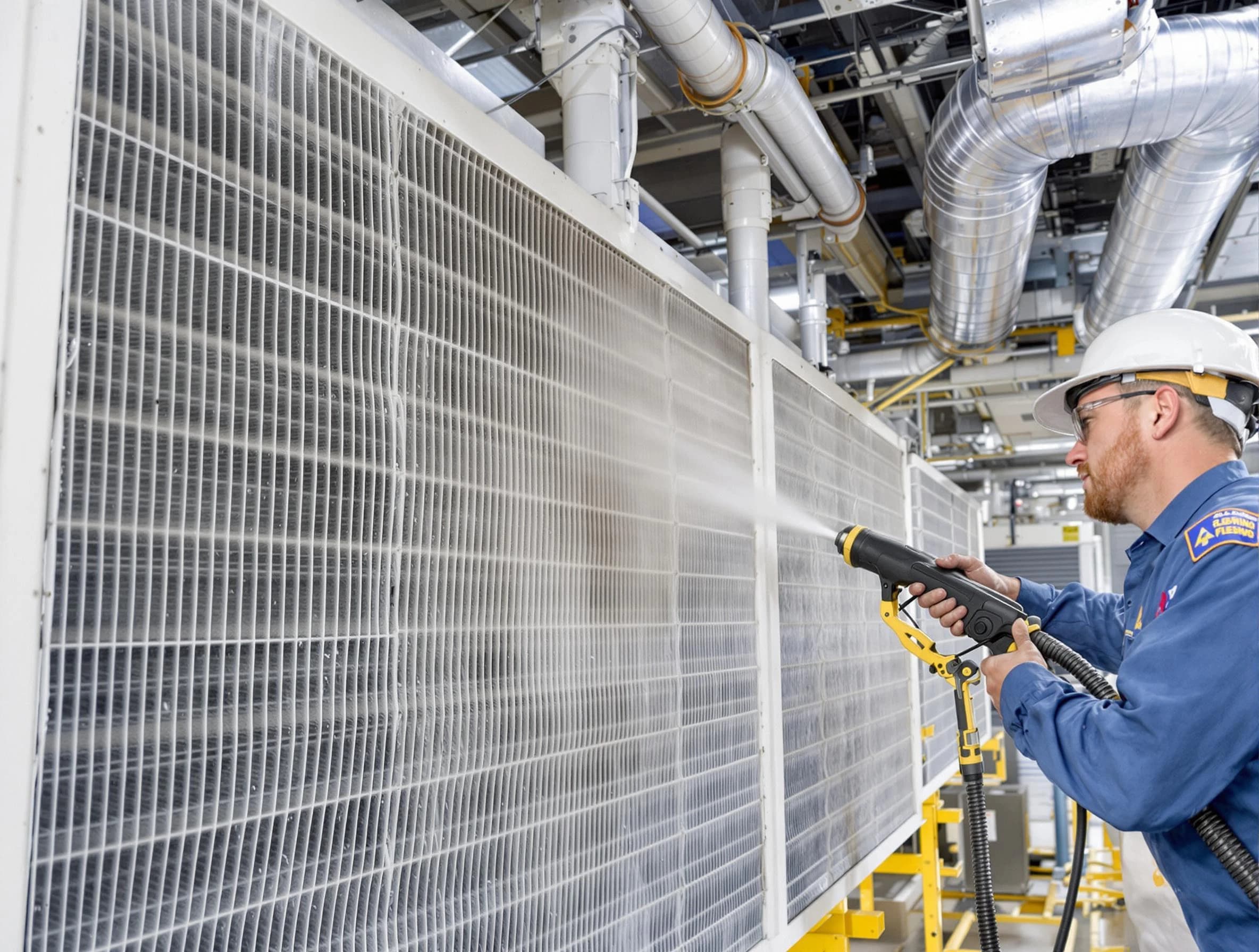 Professional commercial coil cleaning by Upper St. Clair Air Duct Cleaning in Upper St. Clair