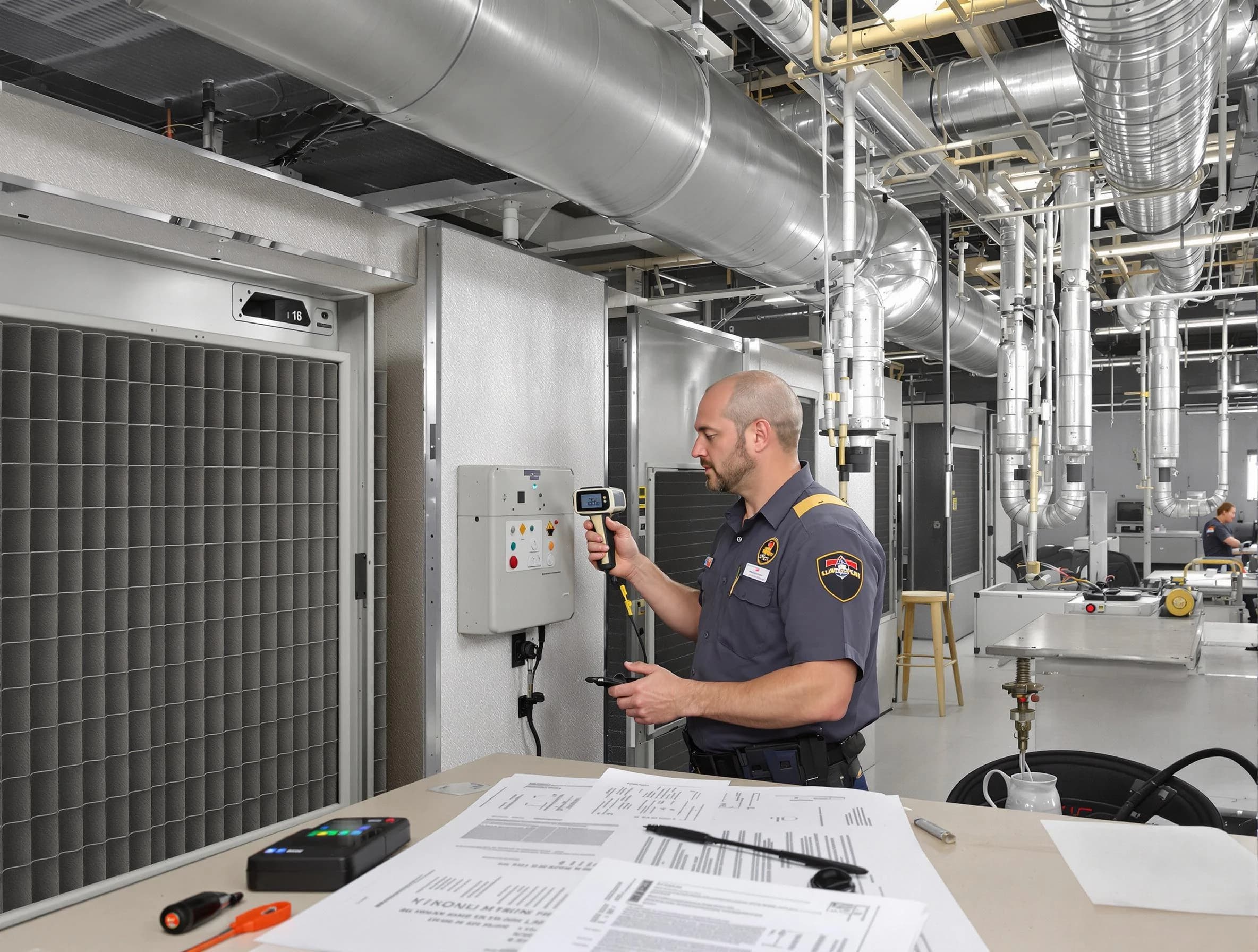 Professional filter system inspection by Upper St. Clair Air Duct Cleaning in Upper St. Clair